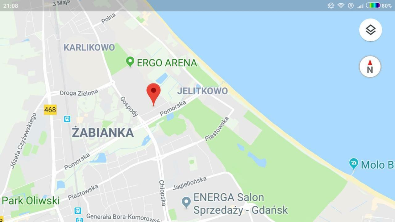 Mieszkanie Jelitkowo Gdańsk Eksteriør billede